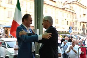 From left; Alberto Cirio, Candidate- Pino Berti