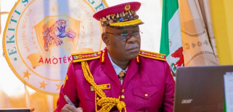 Amotekun captures 80-year-old Ekiti man, others for defacing