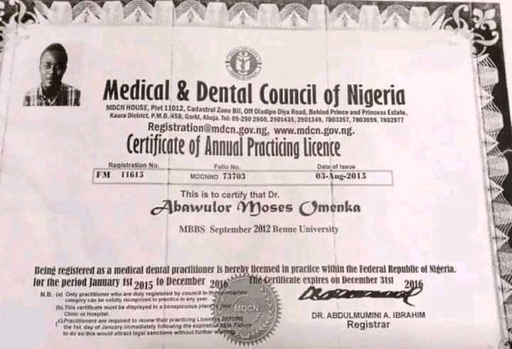 Security catch Fake doctor for Covenant University during job interview.