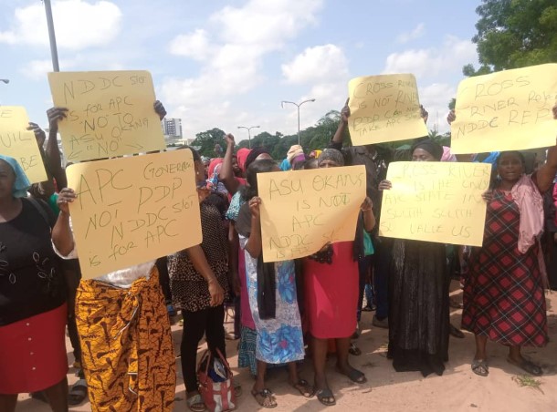 NDDC: The Cross River APC protests the appointment of the commissioner in Abuja.