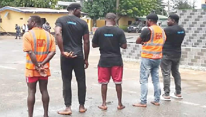 Oil burglary: Naval force gives up suspects, vessel in Lagos, Delta