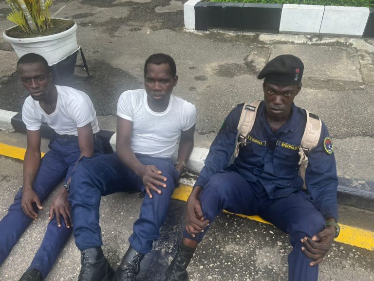 Naval force captures three impersonators in Lagos
