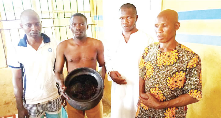 Pastor, other three nabbed with human skull in Ogun