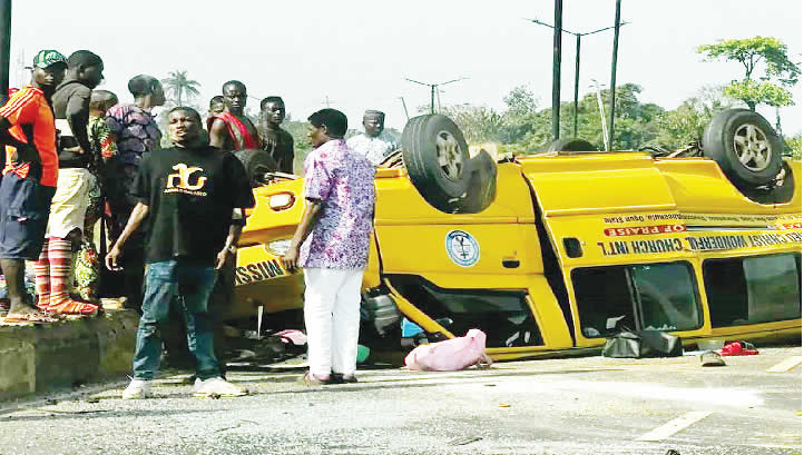 Near-Death Escape on Abeokuta-Sagamu Expressway: Nine Survive High-Speed Collision