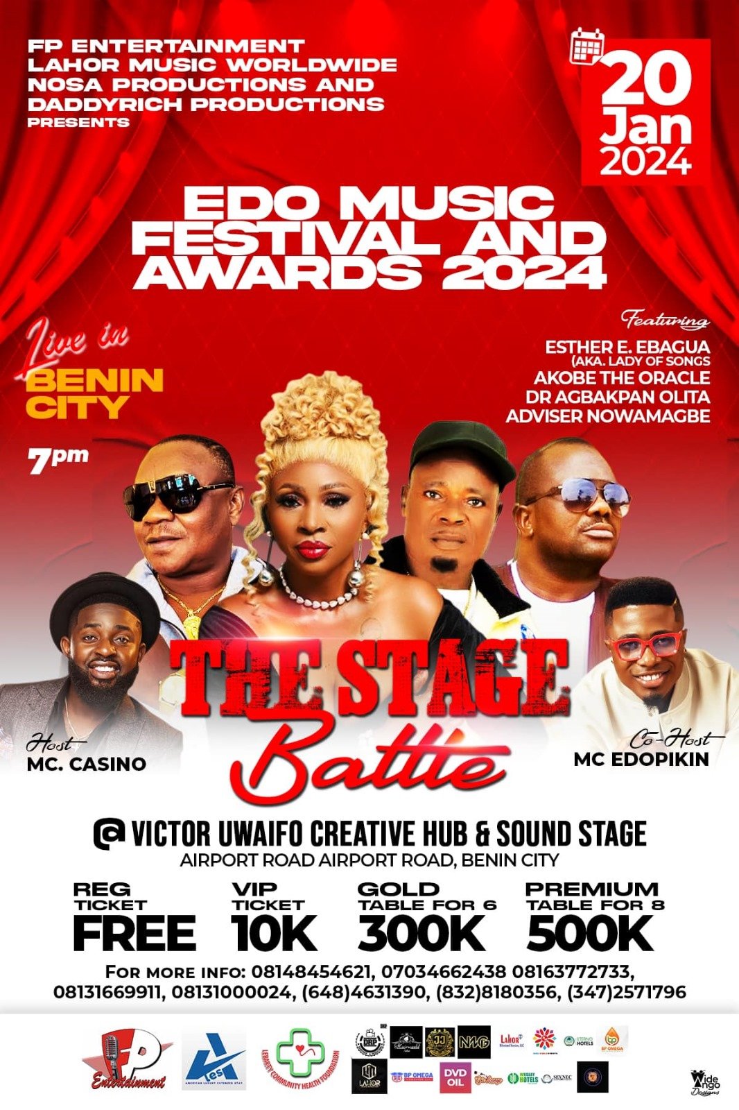 "Edo Music Festival and Awards 2024: A Night of Musical Extravaganza in Benin City!"