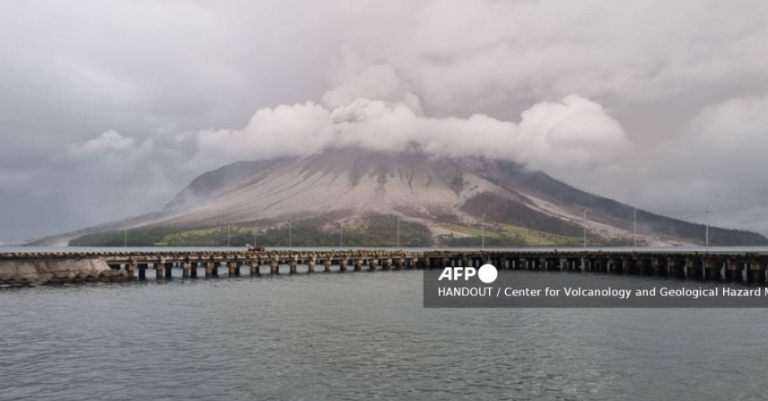 Volcano Eruption in Indonesia Triggers Evacuation and Tsunami Warning