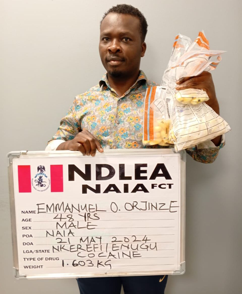 Paris-bound bizman arrested with 111 cocaine wraps