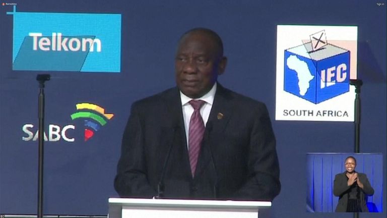 South Africa is entering a new political era as the African