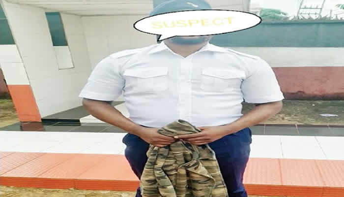 NSCDC Arrests Impersonator Posing as Naval Rating in Anambra